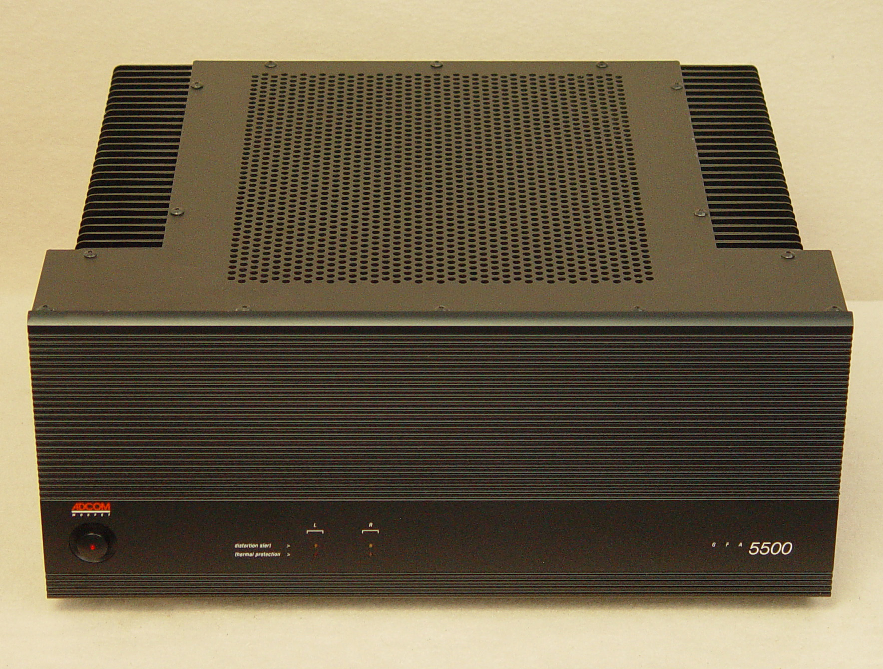 Adcom GFA 5500 power amplifiers