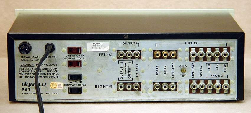 Dynaco Pat4 preamps