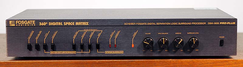 Fosgate Audionics DSM-3606 surround processors