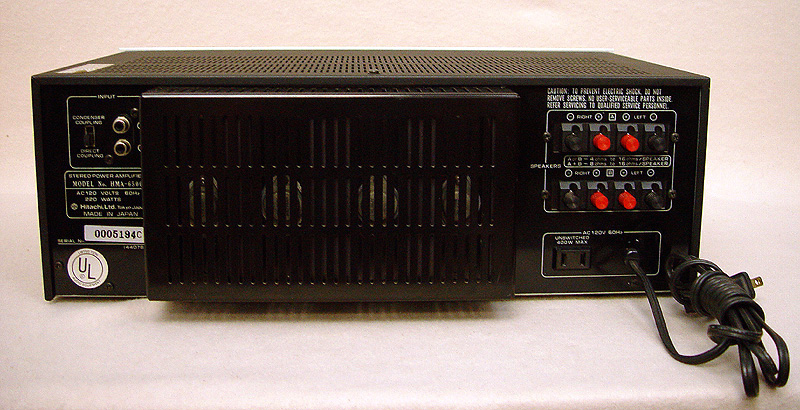 Hitachi HMA6500 power amplifiers