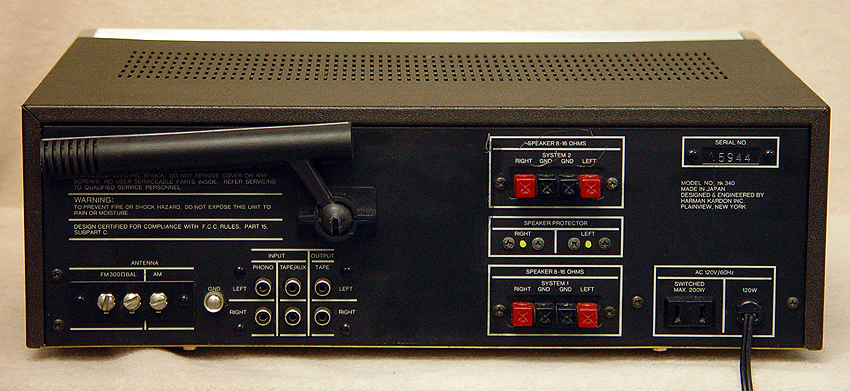 HK HK340 receivers