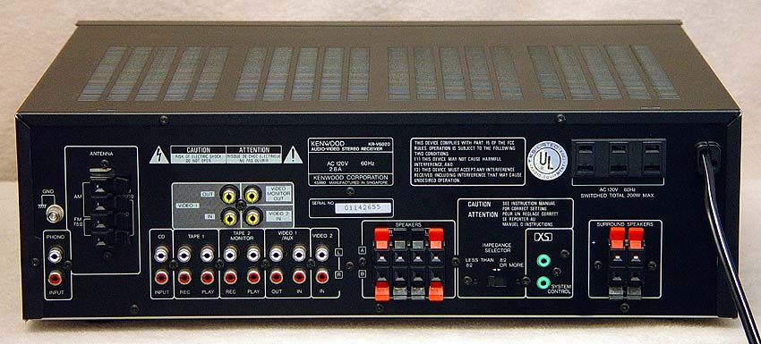 Kenwood KR-V6020 surround receivers