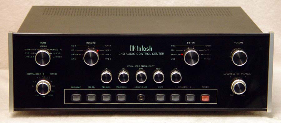 McIntosh C40 preamps