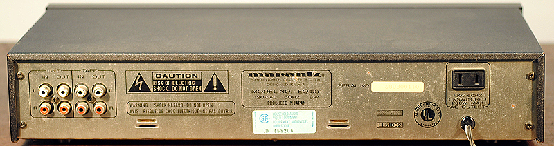 Marantz EQ-551 equalizers