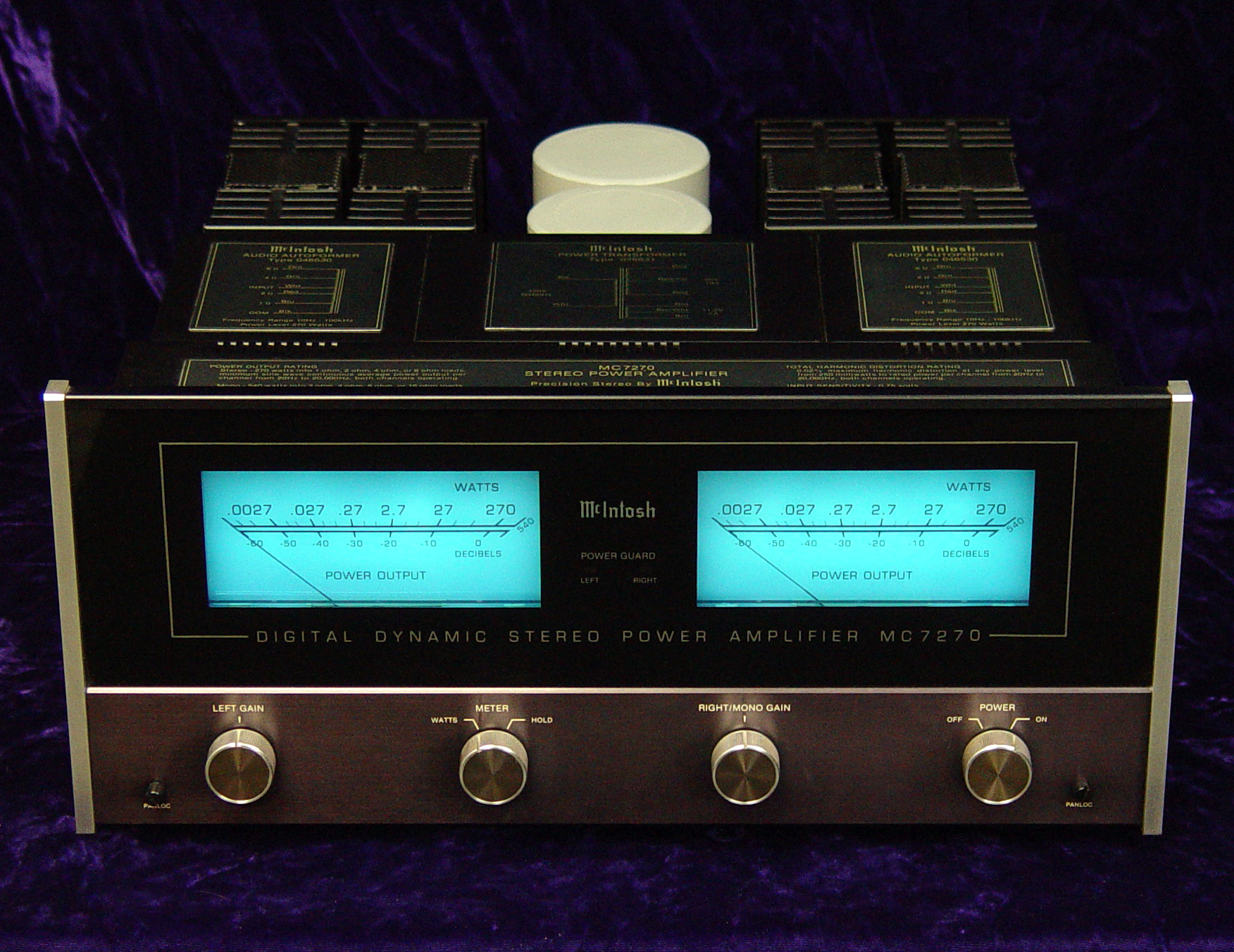 McIntosh MC7270 power amplifiers