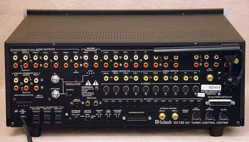 McIntosh MX130 preamps