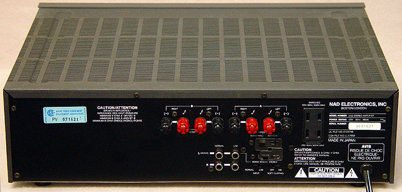 NAD 2400 power amplifiers