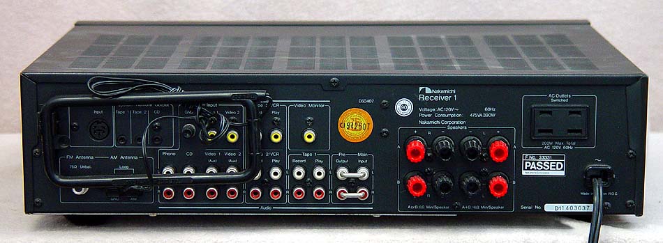 Nakamichi Receiver 1 receivers