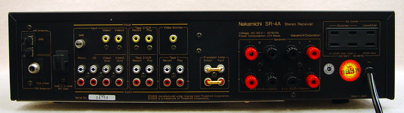 Nakamichi SR-4A receivers