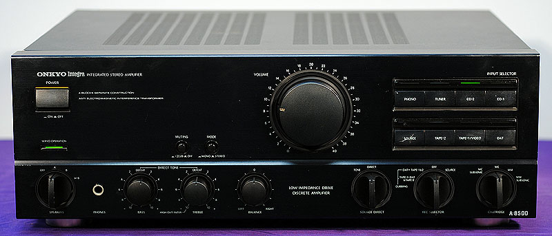 Onkyo A-8500 integrated amps