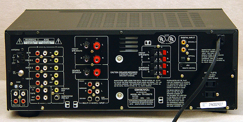 Onkyo TX-DS575 surround receivers