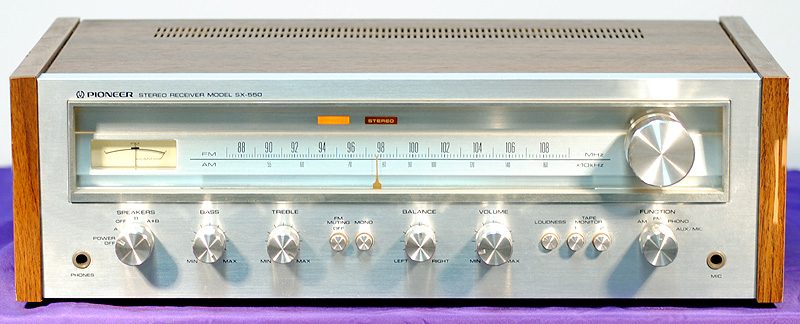 Pioneer SX-550 receivers