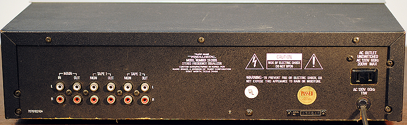 Realistic 31-2005 equalizers