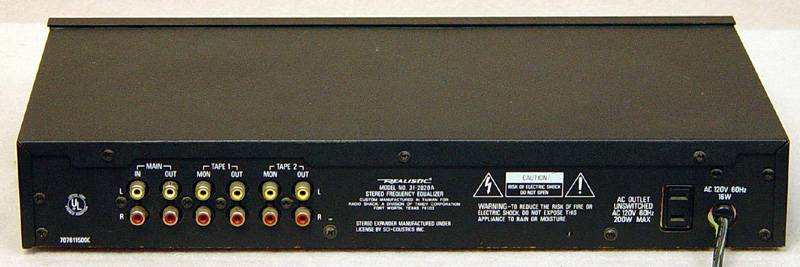 Realistic 31-2020A equalizers