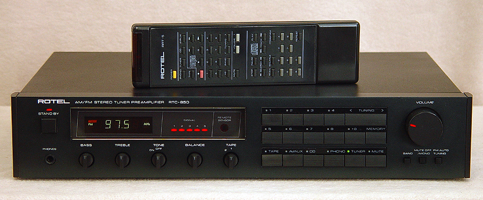 Rotel RTC-850 preamps