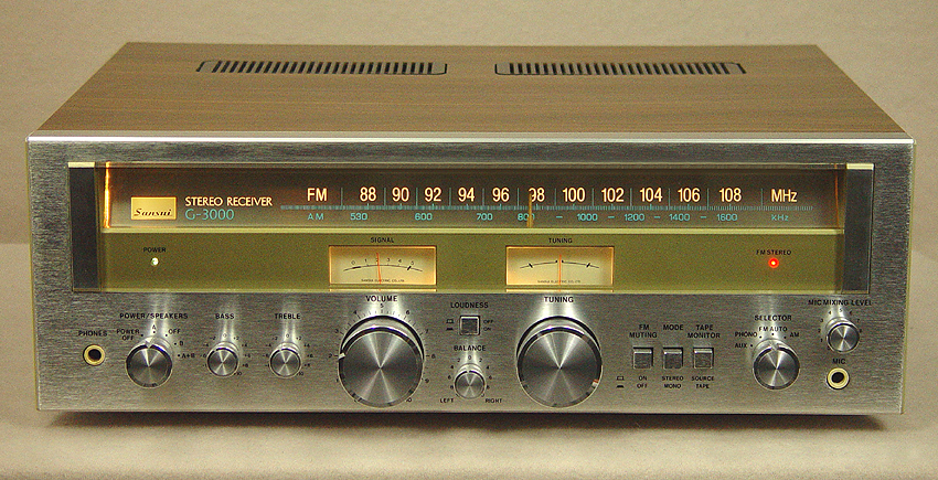 Sansui G-3000 receivers