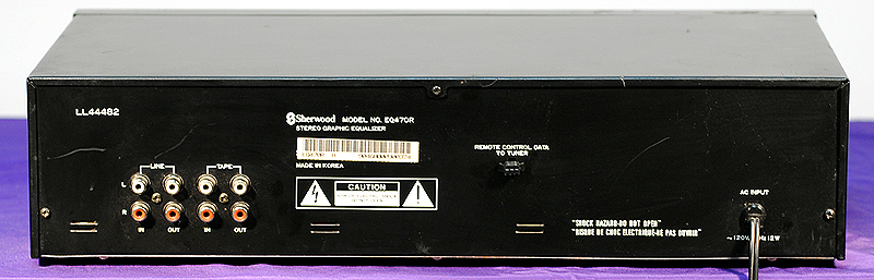 Sherwood EQ470R equalizers