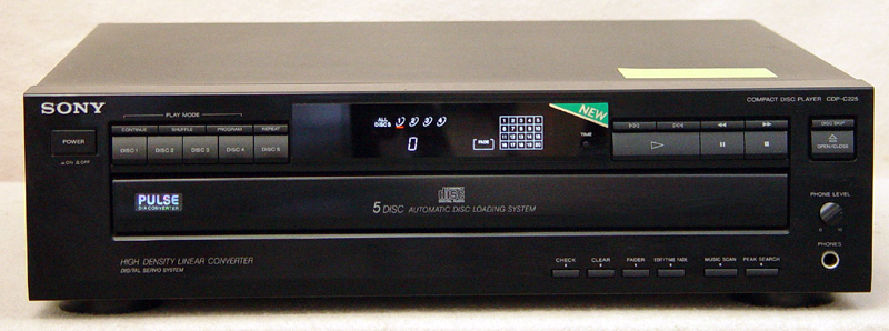 Sony CDP-C225 disc players