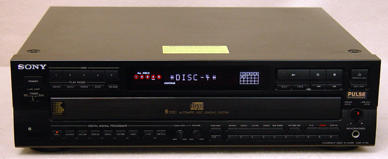 Sony CDP-C715 disc players