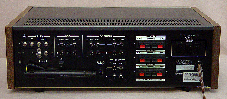 Sony STR-6800 SD receivers
