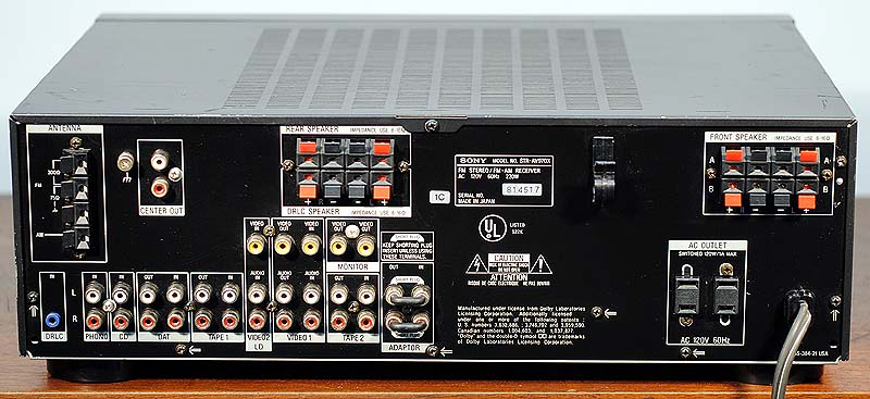 Sony STR-D1090 surround receivers