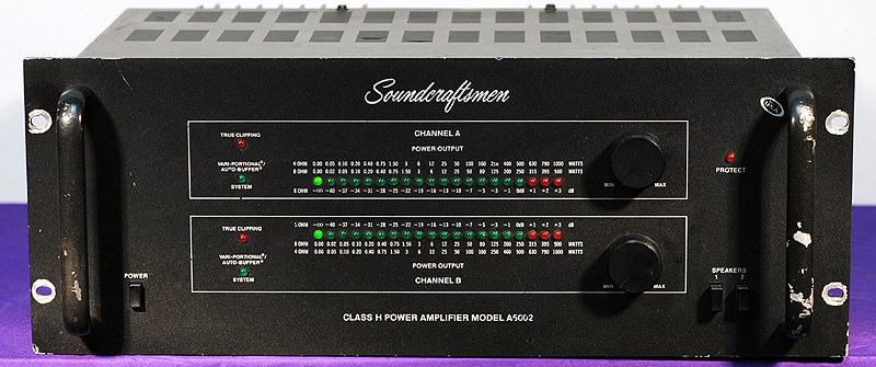 Soundcraftsmen A5002 power amplifiers