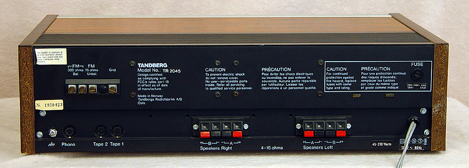 Tandberg TR2045 receivers