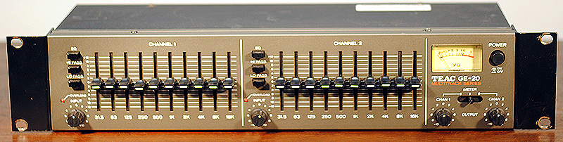 Teac GE-20 equalizers