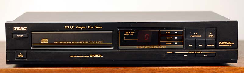 Teac PD-135 disc players