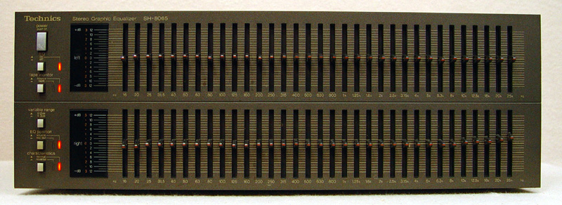 Technics SH-8065 equalizers