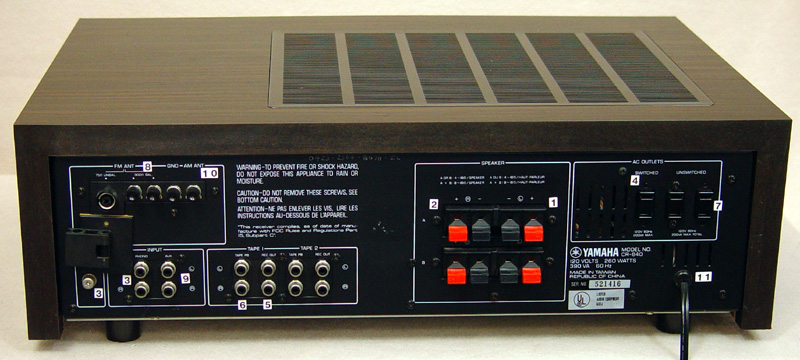 Yamaha CR-640 receivers
