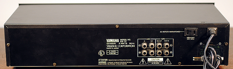 Yamaha EQ-70 equalizers