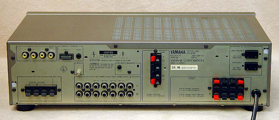 Yamaha RX-830 receivers